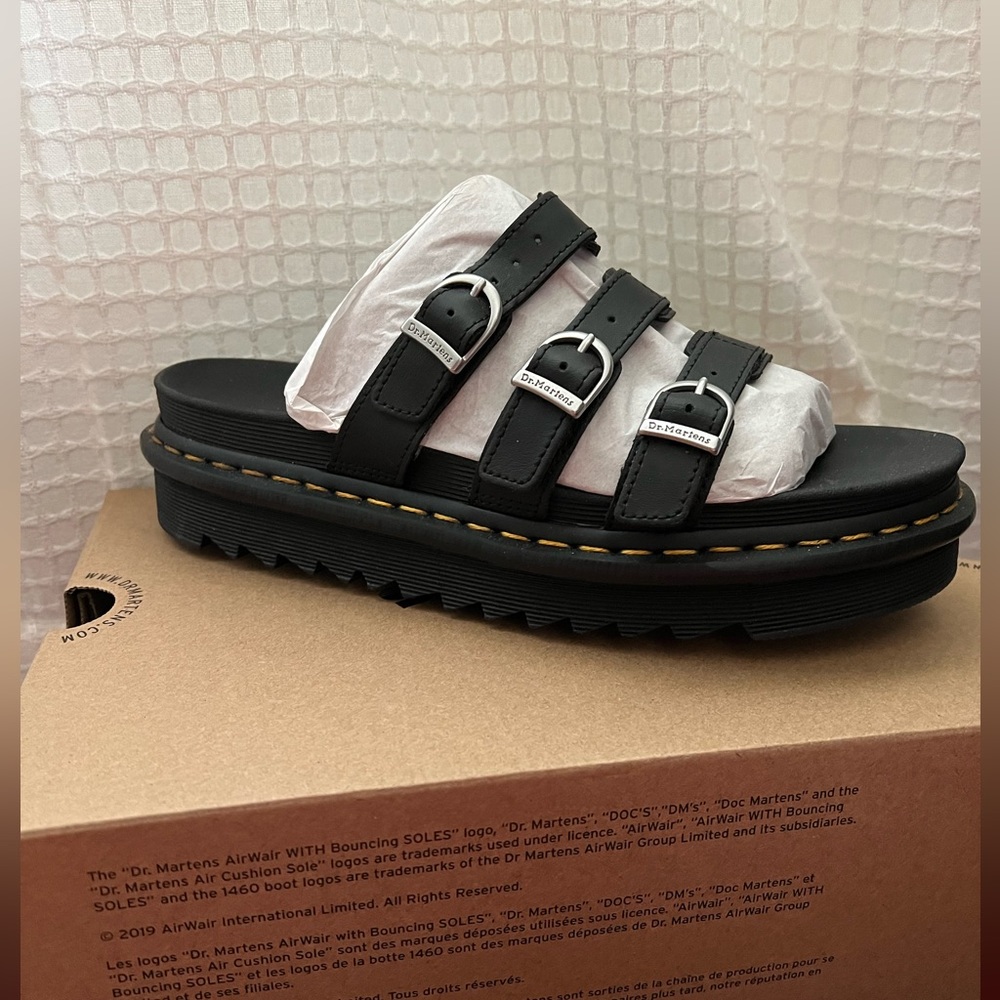 Dr. Martens | Blaire PU Leather Slide 11